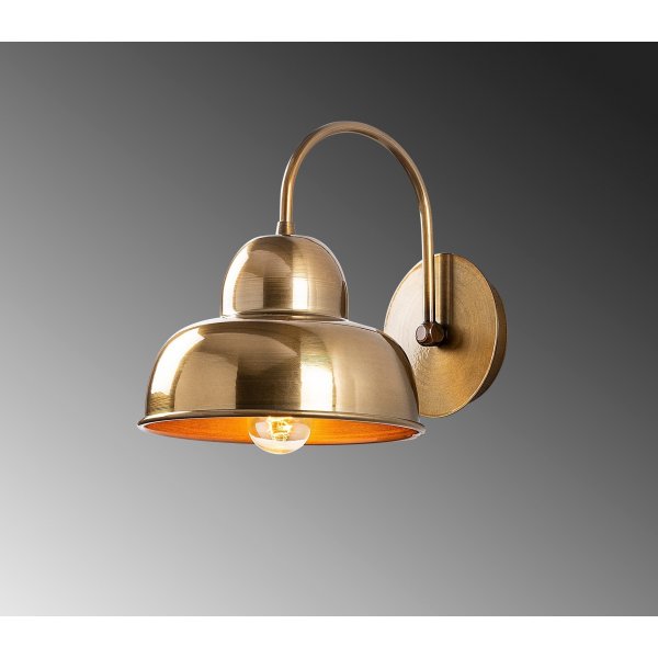Bergamo wandlamp - Goud