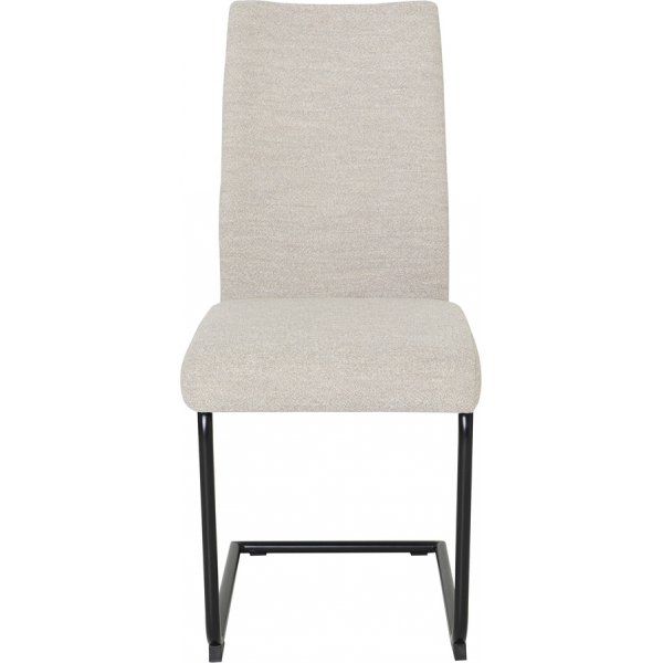 Chaise de salle  manger Lina - Beige/noir