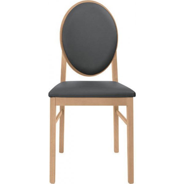 Chaise de salle  manger Bernardin - Gris fonc