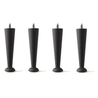 Sängben Champange 4-pack - Mattsvart Sängben Champange 4-pack - Mattsvart