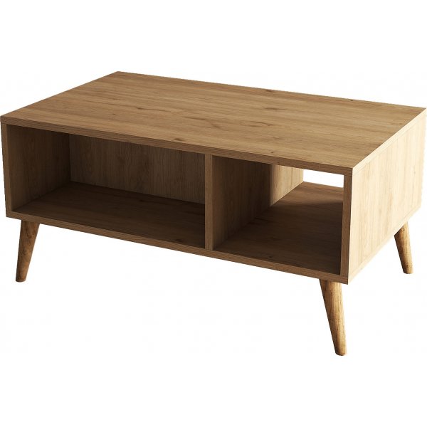 Exxen salontafel 90 x 41,6 cm - Eiken