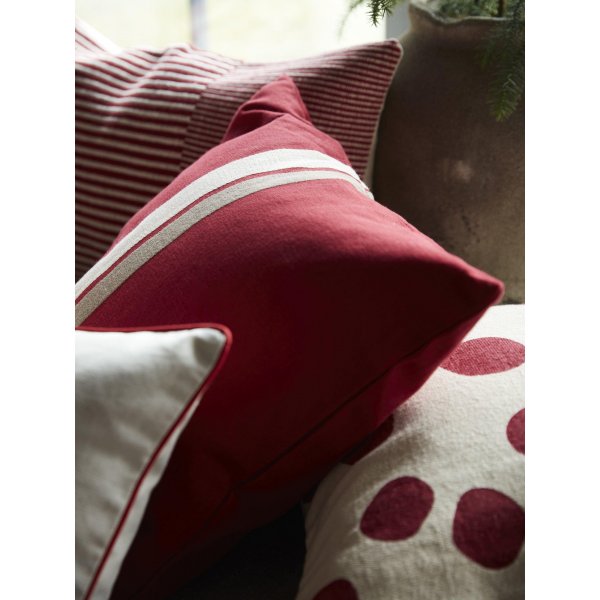 Majken kussenhoes 50 x 50 cm - Rood