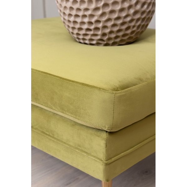 Pouf Savanna - Velours vert