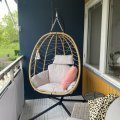 Kundbild H�ngstol i konstrotting - Natur / Svart: Perfekt, fick plats p� balkongen.