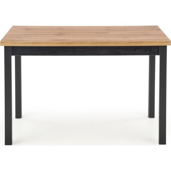 Table à manger Tempest 120 cm - Chêne Wotan/noir Table à manger Tempest 120 cm - Chêne Wotan/noir