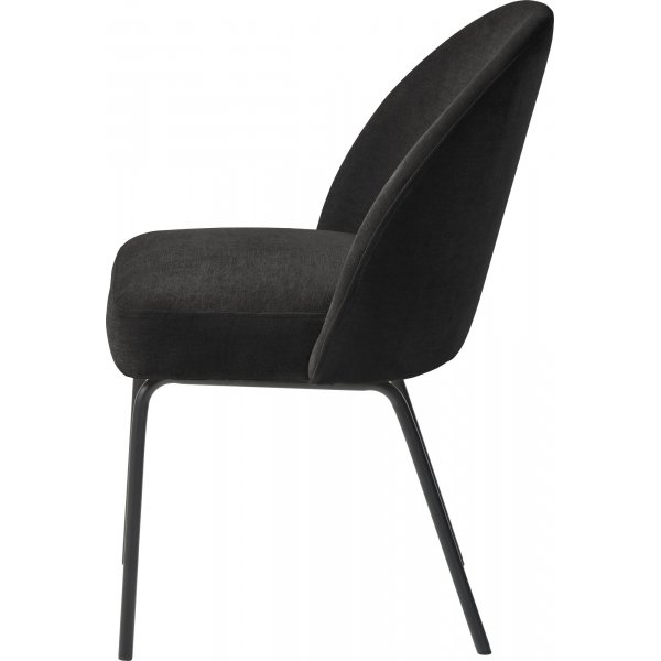 Chaise de cirque en chenille anthracite Chaise de cirque en chenille anthracite