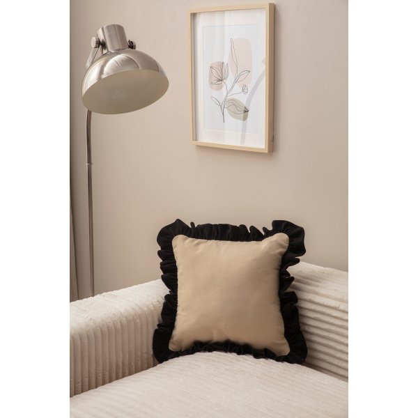 Firefly kuddfodral&nbsp;43 x 43 cm - Svart/beige