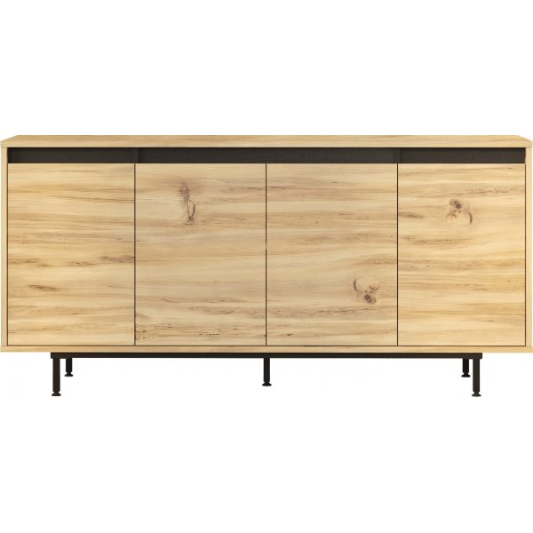Luvio dressoir 30 - Eiken/zwart