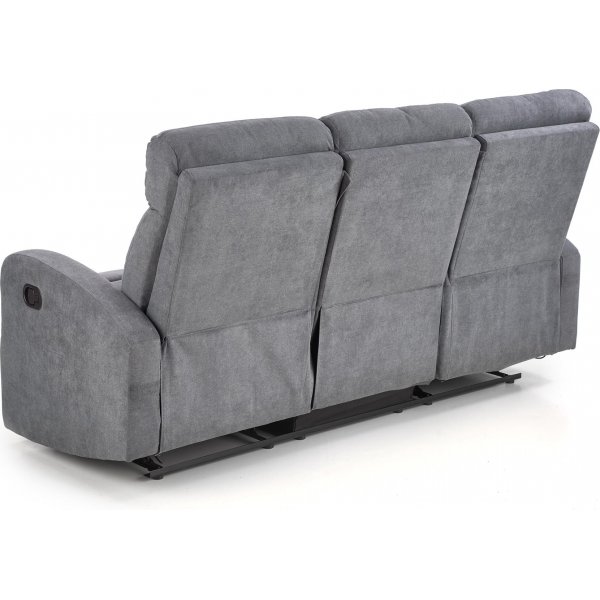 Canap inclinable 3 places Anslo - Gris