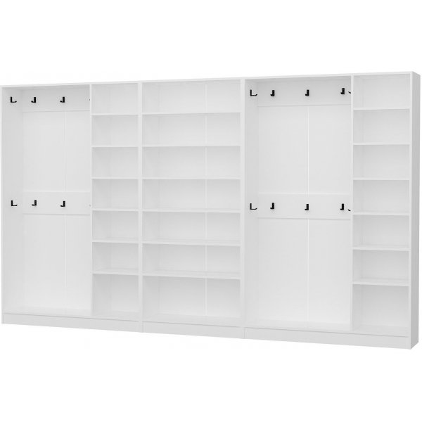 Meuble d\\\'entrée Armadio L 360 x 35 x 210 cm - Blanc Meuble d\\\'entrée Armadio L 360 x 35 x 210 cm - Blanc
