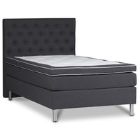 Hilton Deluxe Paris kontinentalsäng 90-140 cm bredd antracit - 5-zons Pocketsystem Hilton Deluxe Paris kontinentalsäng 90-140 cm bredd antracit - 5-zons Pocketsystem