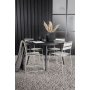 Break utematgrupp med 4 st Lina stolar - Beige/Svart