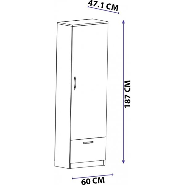 Armoire Père Noël - Noyer Armoire Père Noël - Noyer
