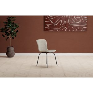 Matstol Linus i beige boucl�