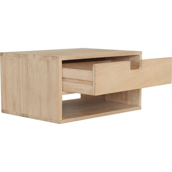 Circus nachtkastje - Wit gepigmenteerd eikenhout