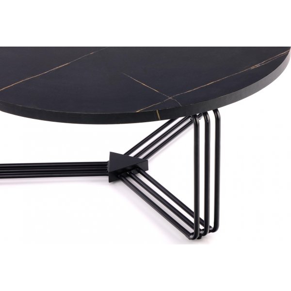 Table basse Tisvilde 80 cm - Noir