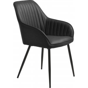 Boston Fauteuil in zwart PU