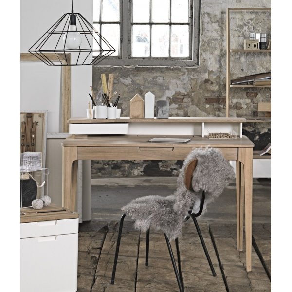 Bureau Odessa 120 cm avec tiroir en chêne huilé Bureau Odessa 120 cm avec tiroir en chêne huilé