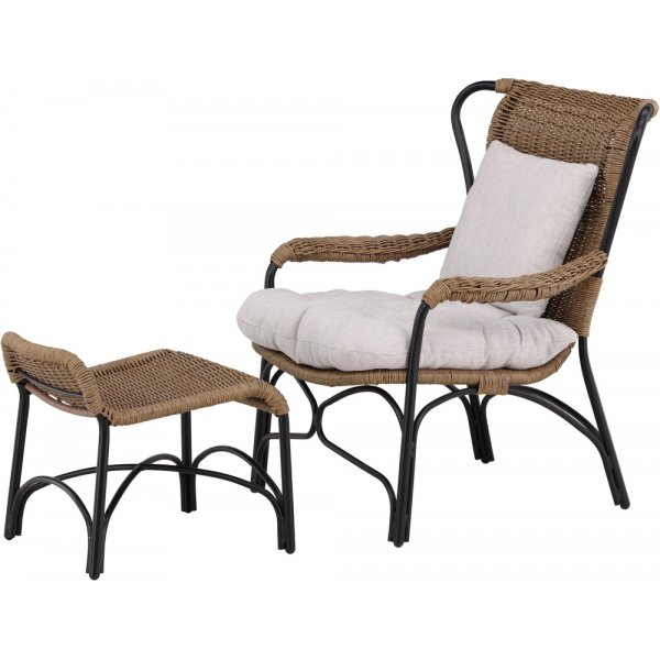 Loreto fauteuil - Zwart