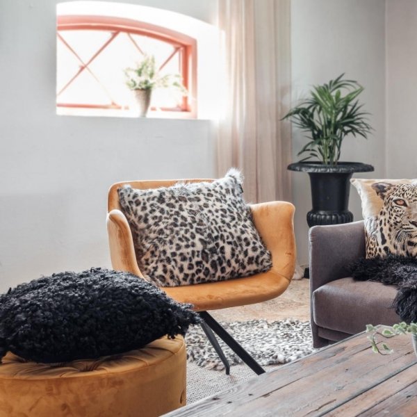 Ebony kussenhoes Zwart - 40 x 40 cm