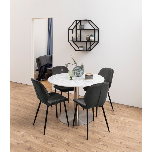 Seaford wandplank 77 cm - Zwart Seaford wandplank 77 cm - Zwart