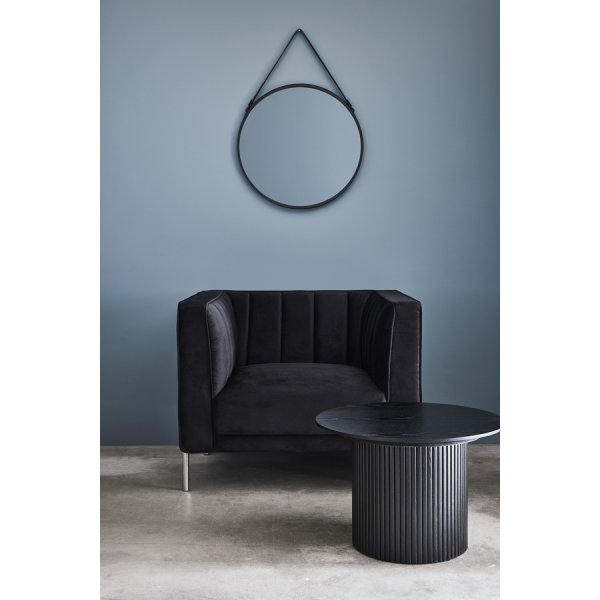 Table basse Scarlett Ø60 cm - Frêne noir Table basse Scarlett Ø60 cm - Frêne noir