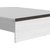 Cadre de lit Salvador 160x200 cm - Noir/blanc + Pieds de meubles