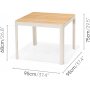 Portals matgrupp 1 - Vit/teak