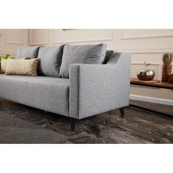 Bddsoffa 3-sits - Gr