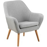 Oakland fåtölj - Ljusgrå / Oljad ek Oakland fåtölj - Ljusgrå / Oljad ek