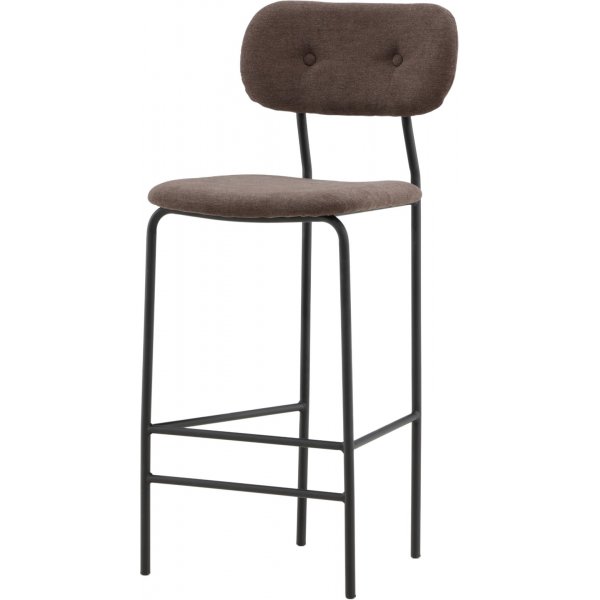 Tabouret de bar Ralf - Noir/Marron Tabouret de bar Ralf - Noir/Marron