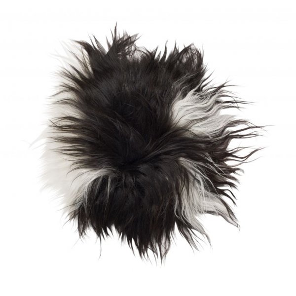 Molly stolsdyna fårskinn Svart/vit Molly stolsdyna fårskinn Svart/vit