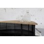 Barskp bt 102 x 54 cm - Vit/bl/Svart