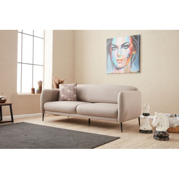 Canapé-lit 3 places Venus - Crème Canapé-lit 3 places Venus - Crème