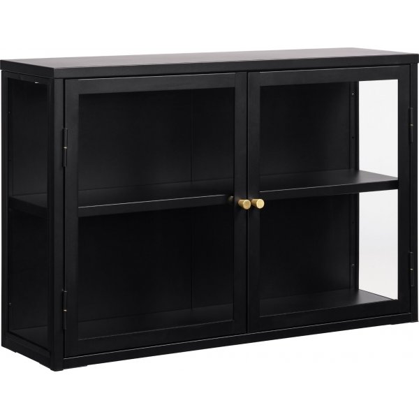 Toddy zwarte wandkast met dubbele deur Toddy zwarte wandkast met dubbele deur