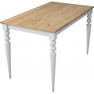 Table  manger Jawa 120 x 70 cm - Noyer/blanc