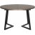 Table  manger Ra 120-200 x 120 cm - Placage chne laqu marron