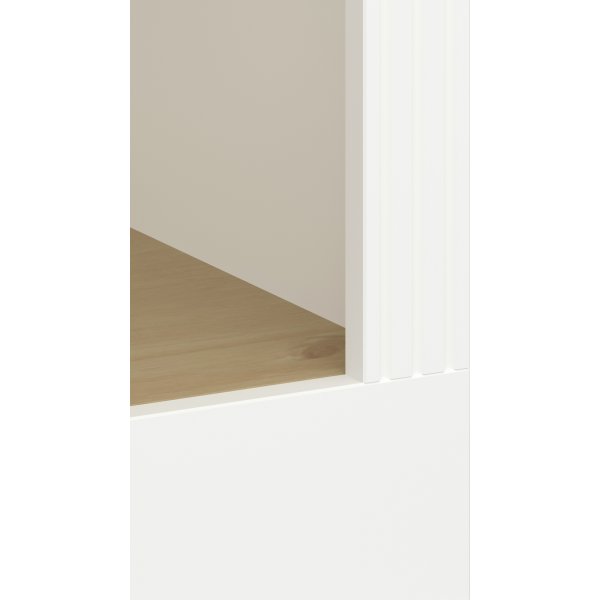 Nola bokhylla - Vit/beige Nola bokhylla - Vit/beige