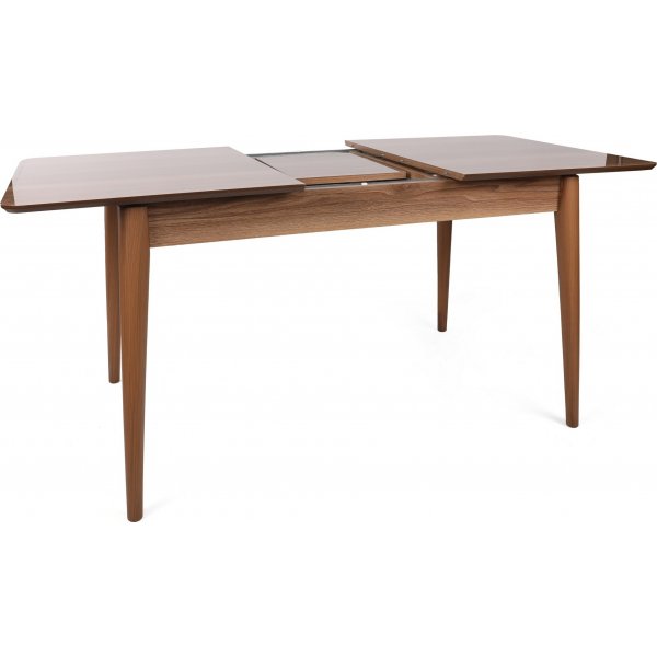 Table à manger Kamala 130-165 x 80 cm - Noyer Table à manger Kamala 130-165 x 80 cm - Noyer