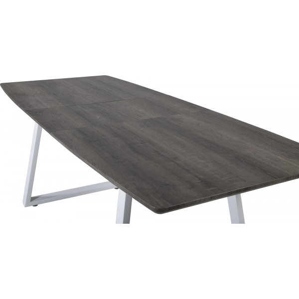 Hallsberg matbord 160-200 cm - Ek/vit