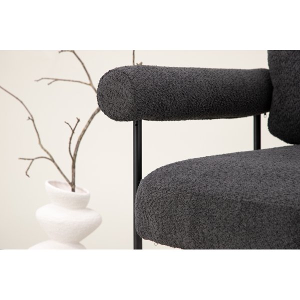 Fauteuil Tillberga x Josefin Lustig - Noir/gris foncé Fauteuil Tillberga x Josefin Lustig - Noir/gris foncé