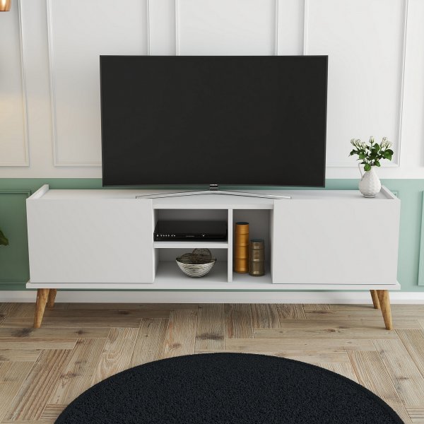 Carma TV-bänk - Vit Carma TV-bänk - Vit