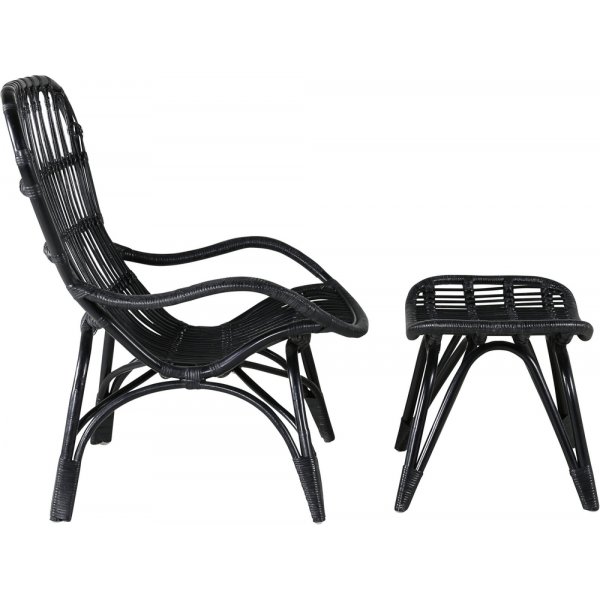 Ella fåtölj - Svart/Offwhite Ella fåtölj - Svart/Offwhite