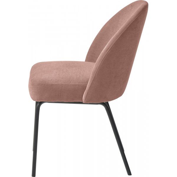 Circus stol i rosa chenille