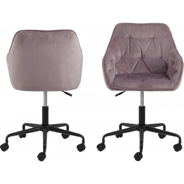 Brooke kontorsstol - Puderrosa Brooke kontorsstol - Puderrosa