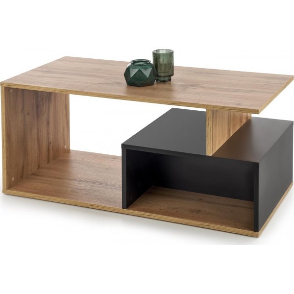 Table basse Arely 110x 55 cm - Chne Wotan/noir