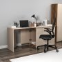 Akser bureau 180 x 47 cm - Licht walnoot/beige