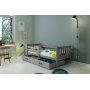 Carino juniorsng med frvaringslda 80 x 190 cm - Valfri frg