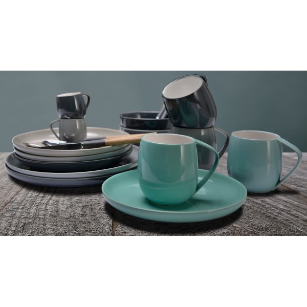 Olo assietter D22,5 cm - Mörkgrå Olo assietter D22,5 cm - Mörkgrå