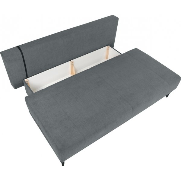 Sentila 3-sits bäddsoffa - Grå Sentila 3-sits bäddsoffa - Grå